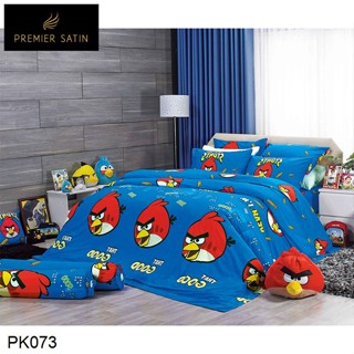 Premier Satin ผ้านวม (ไม่รวมผ้าปูที่นอน) แองกี้เบิร์ด Angry Birds PK073 #พรีเมียร์ซาติน ผ้าห่ม