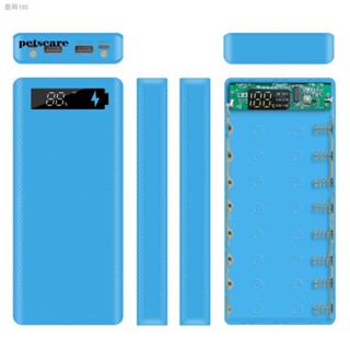 Ptcr _Portable Micro USB Type-C 18650 Battery Enclosure LCD DIY Mobile Power Bank Case