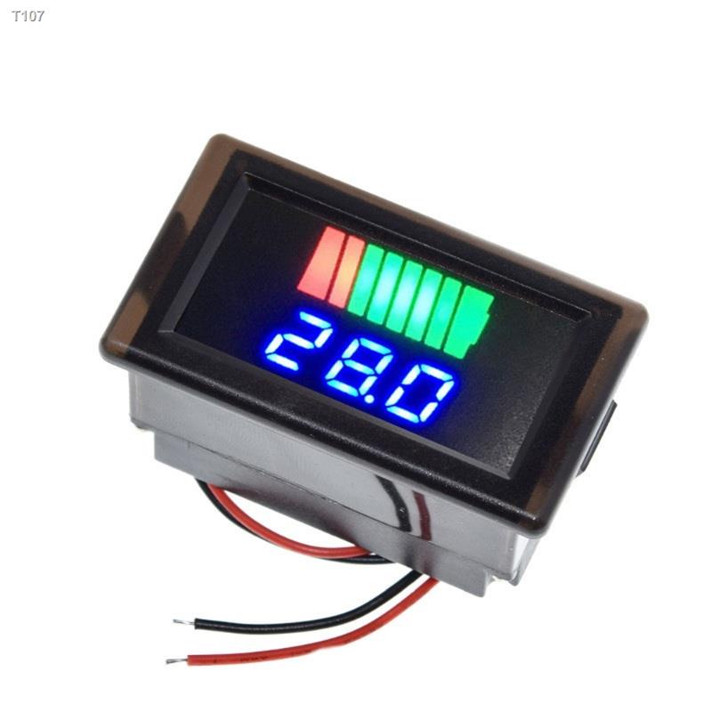 Car Battery Charge Level Indicator DC 12V 24V 36V 48V 60V 72V 84V Lithium Battery Capacity Meter Tester Display LED Test