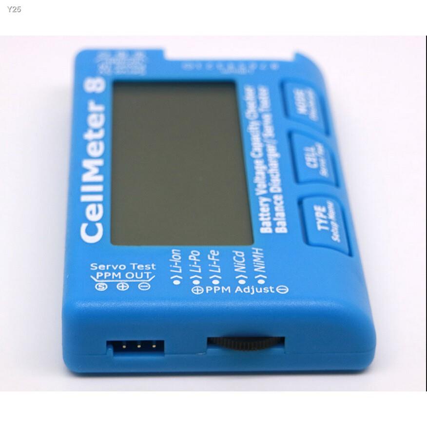 RC CellMeter-8 1-8S Battery Capacity Voltage Checker Meter LiPo Li-lon NiMH