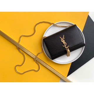 พรี​ ราคา6200 Ysl saint laurent kate 20cm กระเป๋าแฟชั่น474366 กระเป๋าสะพายกระเป๋าโซ่