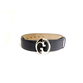 เข็มขัด Gucci belt with Double G buckle sz 90 36 มือ 2 ของแท้100%