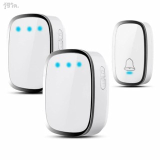 Wireless Door Bell Home Doorbell Plug In Cordless Loud Chime LED 36 Tunes