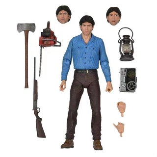 ☃Spot NECA เลเซอร์ผีเพลย์แมนแท้ Ash Williams Ultimate Edition ตุ๊กตาขยับได้ 7 นิ้ว