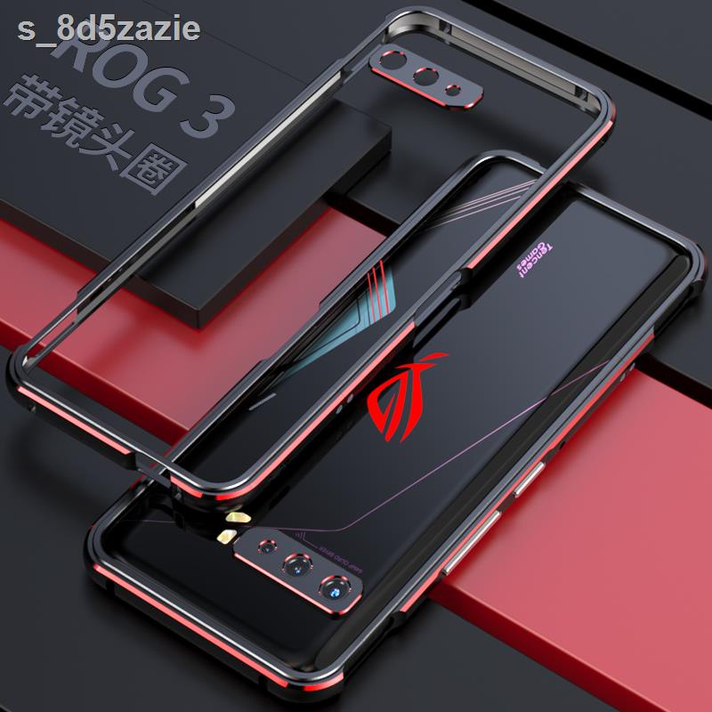 ﺴ✘[Free Gift] Asus Rog 3 Case rog3 Bumper Case Rog Phone 3 Casing Rog Phone3 Metal Frame Armor with 