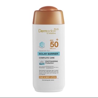 DERMACTION PLUS BY WATSONS ซันโซล่าร์แบริเออร์ Spf50+Pa+++150ml