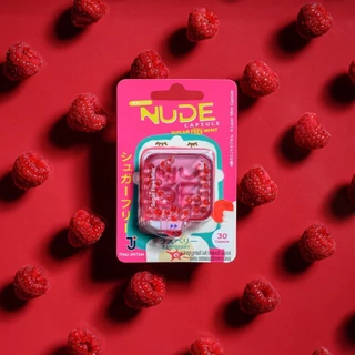 (แพ็ค 3 ชิ้น) NUDE CAPSULE Raspberry เม็ดอมดับกลิ่นปาก รสราสพ์เบอร์รี่ ขนาด 30 เม็ด