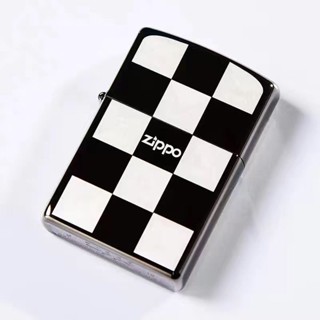 ☫❈Zippo ของแท้ของแท้น้ำมันก๊าดน้ำมันก๊าดต่อต้านสไตล์ของขวัญวันวาเลนไทน์สำหรับกล่องของขวัญแฟนและแฟน