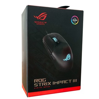 Asus P518 ROG Strix Impact III Wired Gaming Mouse ( Black ) - 12000 DPI