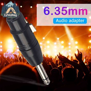 liseriena gold plated 3 pin xlr female to 6 . 35 มม. male mono jack อะแดปเตอร์ปลั๊กเสียบเชื่อมต่อเสียง