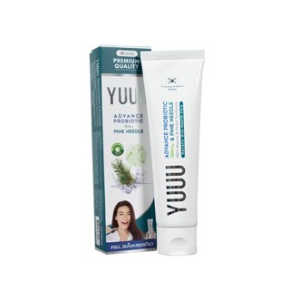 YUUU Advance Probiotic &amp; Pine Needle ยาสีฟันโปรไบโอติกและน้ำมันสนเกาหลี 120 กรัม