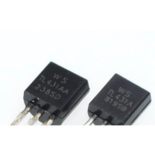 4ชิ้น New TL431A / TL431AA TO-92 in-line WS linear voltage regulation three-terminal adjustable