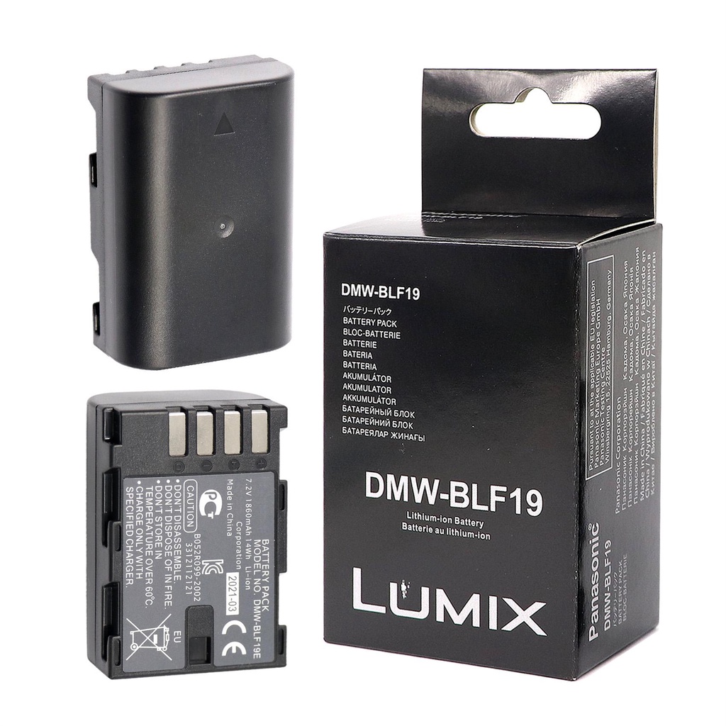 Original DMW-BLF19E DMW-BLF19 DMW-BLF19PP แบตเตอรี่กล้องสำหรับ Panasonic Lumix DC-GH5 G9 DMC-GH3K GH4 GH4K