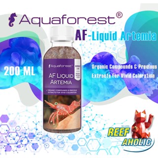 Aquaforest Liquid Artemia 200 ml. อาร์ทีเมีย อาหารปลา อาหารปะการัง  ไร้สารกันบูด ให้สารอาหารอย่างครบถ้วนสมบูรณ์