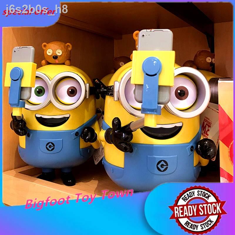 2021 Beijing Universal Studios Minions popcorn bucket, Minions popcorn bucket with selfie stick, Min