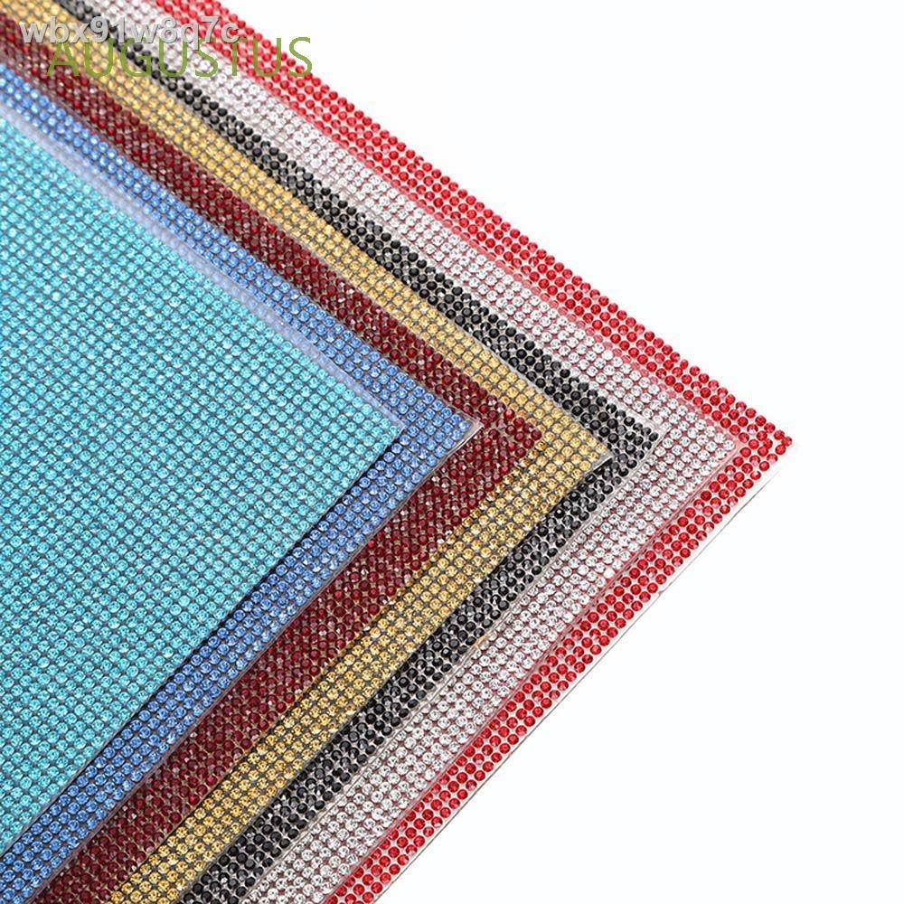 AUGUSTUS High quality Gem Stickers DIY Gift Decoration Crystal Rhinestones Sticker Glitter Self-Adhe