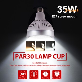 Hhl_ หลอดไฟสปอตไลท์ E27 35W P30 Par30 Led สว่างมาก สําหรับบ้าน สตูดิโอ