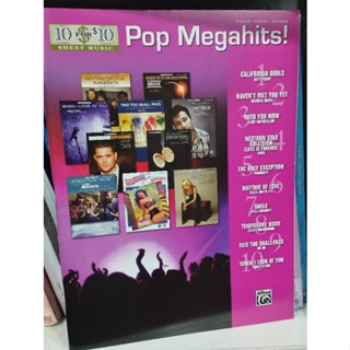 10 FOR 10 SHEET MUSIC - POP MEGAHITS PVG (ALF)038081408095