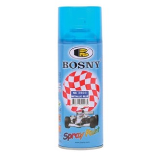 THE RICH BUYER BOSNY สีสเปรย์ 400 ซีซี รุ่น 2603 สีน้ำเงิน สีสเปรย์ สีพ่น สีกระป๋อง