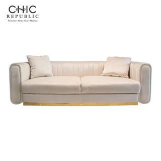 Chic Republic UMBER/3,โซฟา 3 ที่นั่ง - สี  ครีม , ดำ