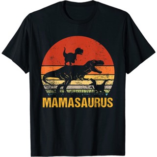 เสื้อยืดครอบครัว Mamasaurus Rex Vintage Mama Saurus T Rex Dinosaur