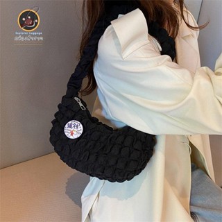 【เงินสด】กระเป๋า☃กระเป๋าสะพายข้าง สไตล์เกาหลีใต้วงแข
