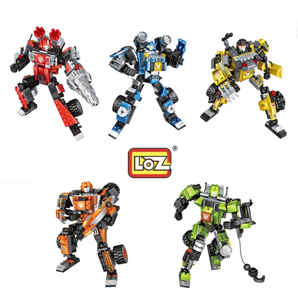 LOZ MINI BLOCK Robot Transformation มีให้เลือก 5 แบบ (รหัส 1819-1823)