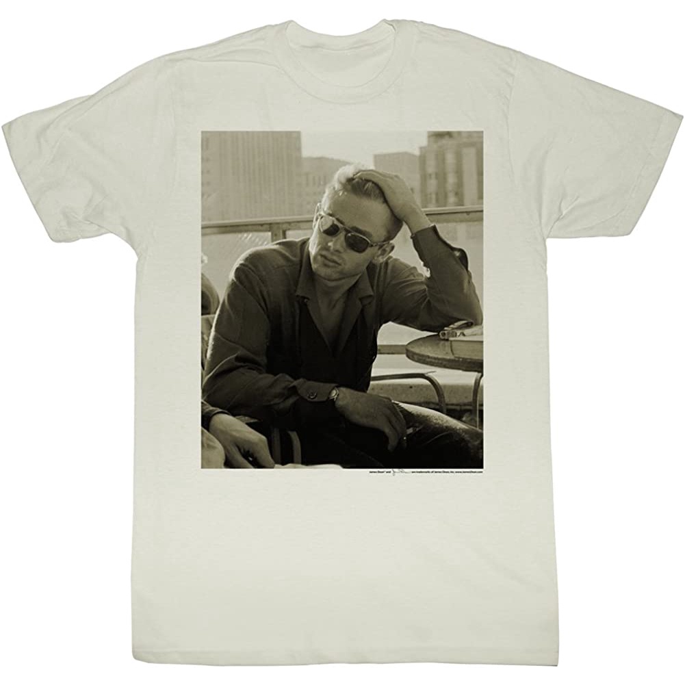 เสื้อยืดผู้ใหญ่ James Dean James สำหรับผู้ใหญ่ : เสื้อผ้า รองเท้า และเครื่องประดับ