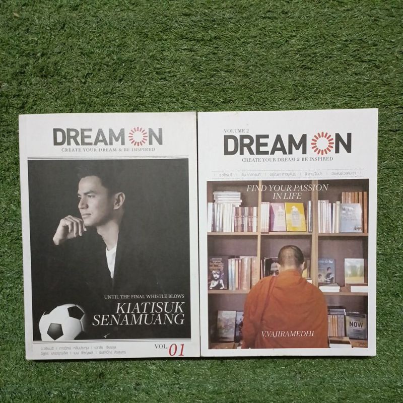 Dream On Vol.01 + Vol.02 : Create Your Dream &amp; Be Inspired : Find Your Passion In Life / มือ2