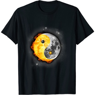 เสื้อยืดของขวัญ Yin Yang Total Solar Eclipse