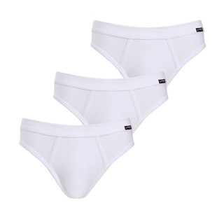 JOHN HENRY UNDERWEAR Essentials กางเกงชั้นในผู้ชาย ทรงบรี๊ฟ รุ่น JU JU29002 Pack3 สีขาว