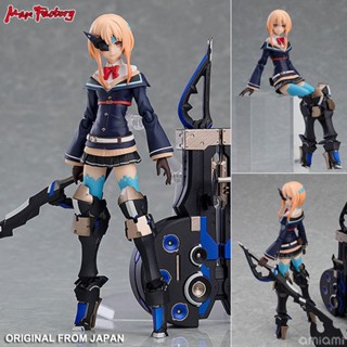 งานแท้ Max Factory illustrator necos Heavily Armed High School Girls San ซาน ชุดนักเรียน Figma Action Figure ฟิกม่า