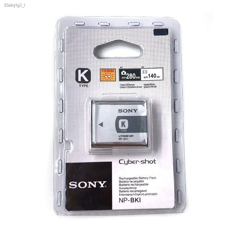 Sony Original NP-BK1 NP BK1แบตเตอรี่ Li-Lon สำหรับ DSC W190 S750 S780 S980 W370 W180 DSC-S750กล้องแบตเตอรี่