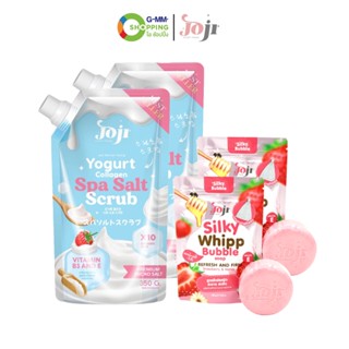 JOJI Secret Young โจจิ ซีเคร็ท ยัง เกลือสครับขัดผิวสูตรโยเกิร์ตคอลลาเจน 350g.2 ชิ้น+สบู่วิปโฟมสตรอว์เบอรี 2 ชิ้น #126806