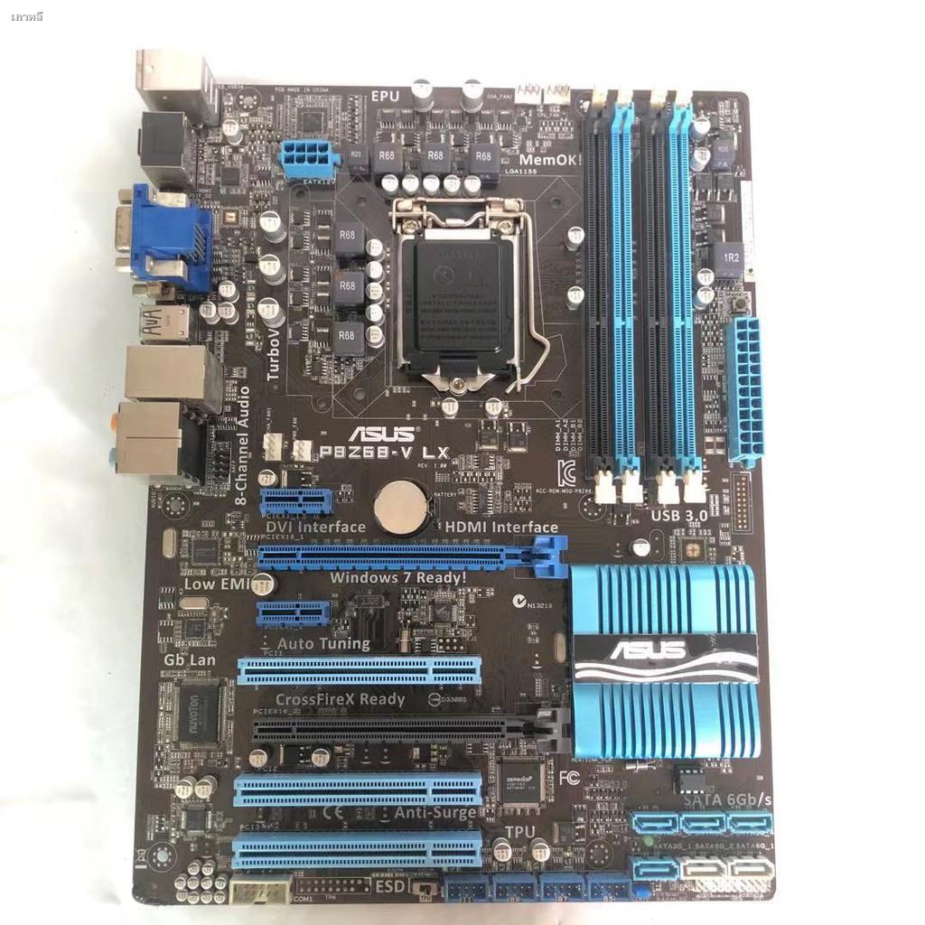 Asus P8Z68-V LX Desktop Motherboard Z68 Socket LGA 1155 i3 i5 i7 DDR3 32G ATX UEFI BIOS Original Used Mainboard On Sale