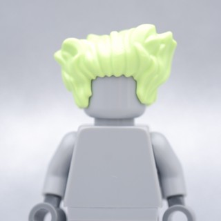 LEGO Green Spikes Side Hair HAIR - LEGO® Minifigures Authentic เลโก้แท้