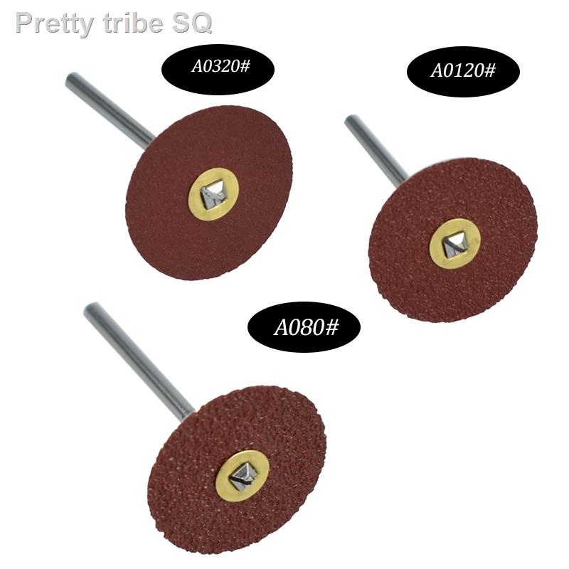 Square Hole Sandpaper Stainless Steel Metal Polishing Sanding Disc and Handle Alumina Teeth Dental Materials