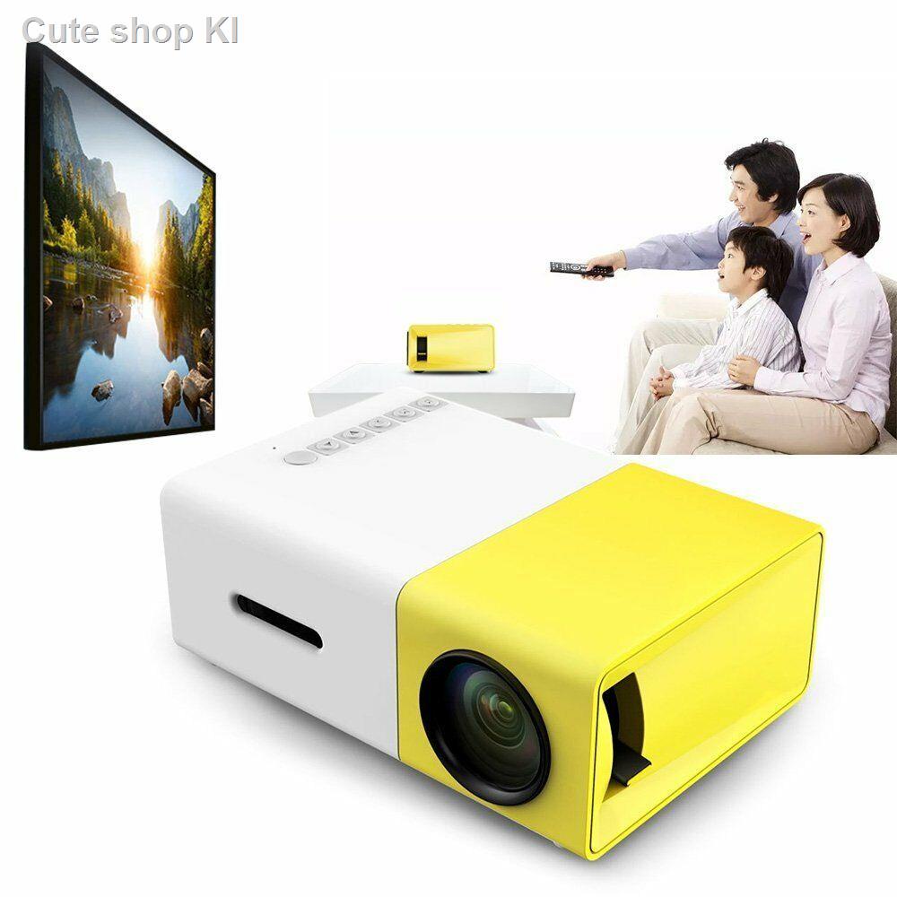YG300 Pro LED Mini Projector 480x272 Pixels Supports 1080P HDMI-compatible USB Audio Portable Home M
