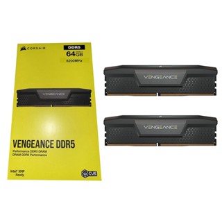 Corsair VENGEANCE DDR5 DRAM 64GB (2x32) 6200MHz C32 Memory Kit (Black) for Intel