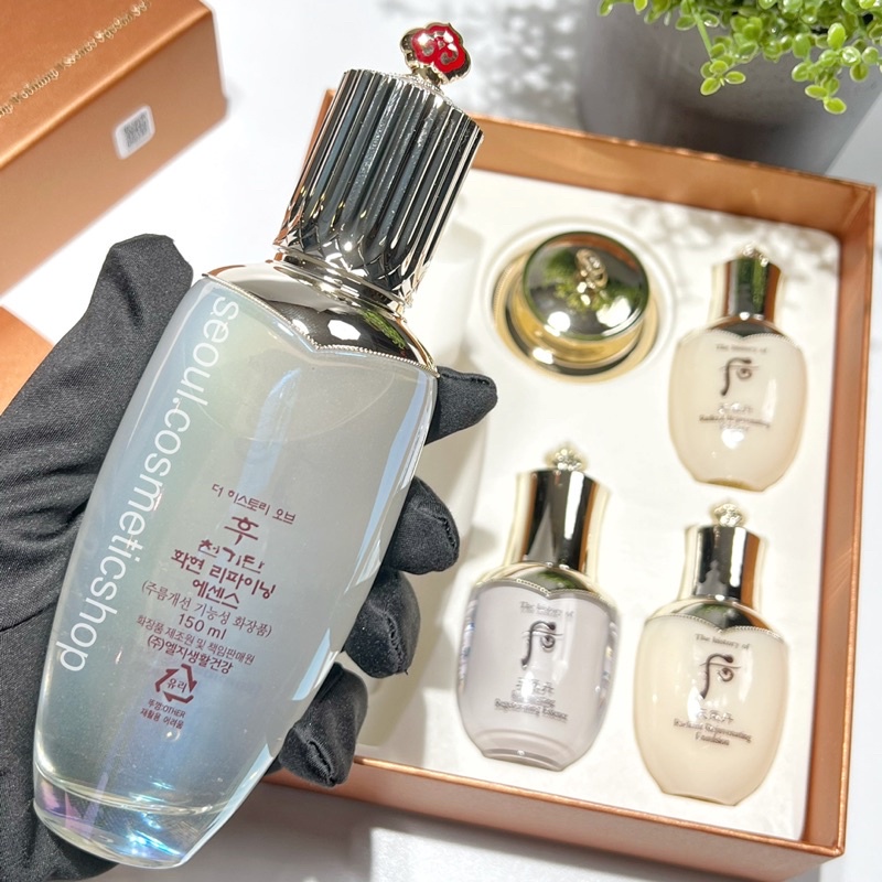 ►▧✜(exp 12/2025 น้ำตบ Whoo) The history of Whoo illuminating Refining Essence Special Set