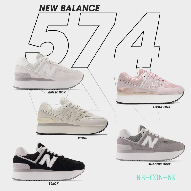 New Balance Collection รองเท้าผ้าใบ สำหรับผู้หญิง W 574 LFSTY WL574ZAA / WL574ZSA / WL574ZSC / WL574ZSD / WL574ZAC (