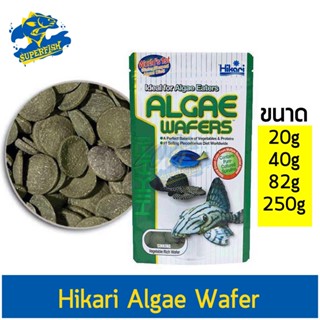 Hikari Algae Wafer อาหารปลา สำหรับปลากินพืช กินตะไคร่น้ำ ปลาแพะ ปลาหมู ชนิดแผ่นจมน้ำ