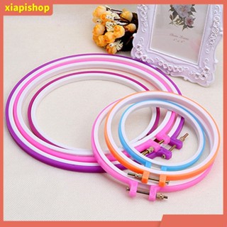 XIAPI+ แหวนงานปักครอสติชแบบพลาสติก ขนาด 13-27.5 ซม. M45