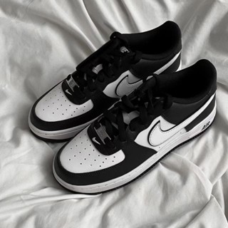 ๑รองเท้าผ้าใบ nike☬(ของแท้ 100 % )Nike Air Force 1 Low "Panda” ทั้งสองเพศ ระบายอากาศ กันลื่น รองเท้าวิ่ง รองรองเท้าผ้าใบ