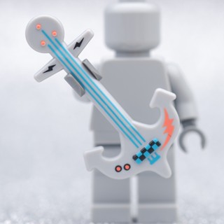 LEGO Gray Guitar Anchor - LEGO เลโก้ มินิฟิกเกอร์ ตัวต่อ ของเล่น ACCESSORIES