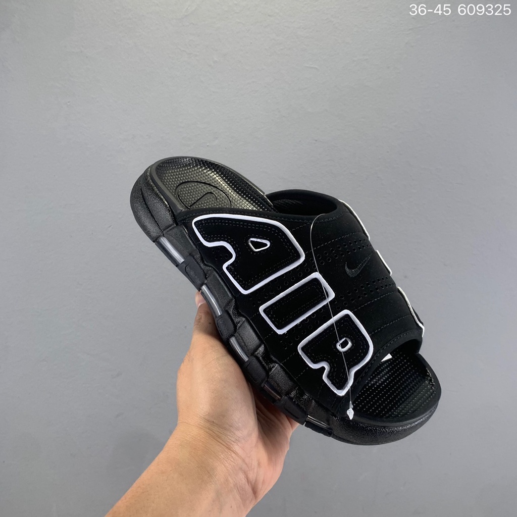 Nike Air More Uptempo Slide Air Pippen รองเท้าแตะลําลอง พื้นเบาะอากาศ เหมาะกับการถ่ายรูป สําหรับผู้ชาย และผู้หญิง