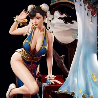 ┇☇Tiger Fighting "Premium Edition" Chunli Model เล่นเกมอาร์เคด King of Fighters Figure Street Fighting Chunli Day Editio