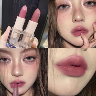 2023 Trendy · Gray Tone Taro Minced Rose!อิ่มตัวต่ํา สีม่วง!ลิปสติก เนื้อแมตต์ ไม่จางหาย ไม่เหนียวติด เหมาะกับงานปาร์ตี้ สําหรับนักเรียน