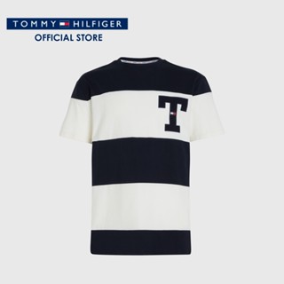 Tommy Hilfiger เสื้อยืดแขนสั้นผู้ชาย รุ่น DM0DM16892 DW5 - หลากสี