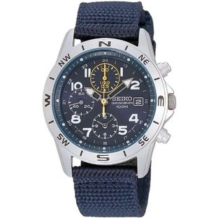 Seiko นาฬิกาข้อมือ นําเข้าจากต่างประเทศ สําหรับผู้ชาย Snd379R